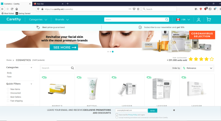 Carethy screenshot